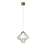 Подвесной светильник с плафоном из фактурного прозрачного стекла Light Ensemble варинант исполнения - 8 | Loft Concept в Воронеже