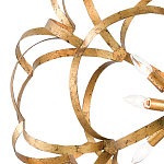 Люстра круглая в виде объёмного цветка Golden Flower Sphere варинант исполнения - 1 | Loft Concept в Воронеже