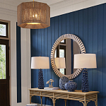 Настольная лампа с корпусом из цветков колокольчика Cascade of Blue Flowers варинант исполнения - 3 | Loft Concept в Воронеже