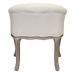 Кресло низкое в стиле прованс Бежевый Лен Louis French Armchair  варинант исполнения - 2 | Loft Concept в Воронеже