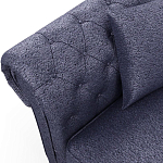 Мебельная ткань Шенилл синий цвет 138 см T4-33 варинант исполнения - 7 | Loft Concept в Воронеже