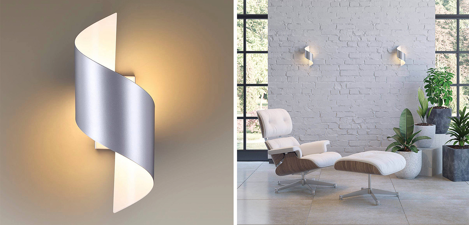 Бра Silver Locken Wall Lamp - Loft-Concept в Воронеже