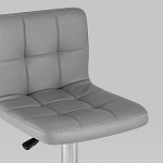 Барный стул с сиденьем серого цвета Honory варинант исполнения - 7 | Loft Concept в Воронеже