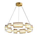 Люстра круглая с янтарными стеклянными плафонами Lighting of Space варинант исполнения - 1 | Loft Concept в Воронеже