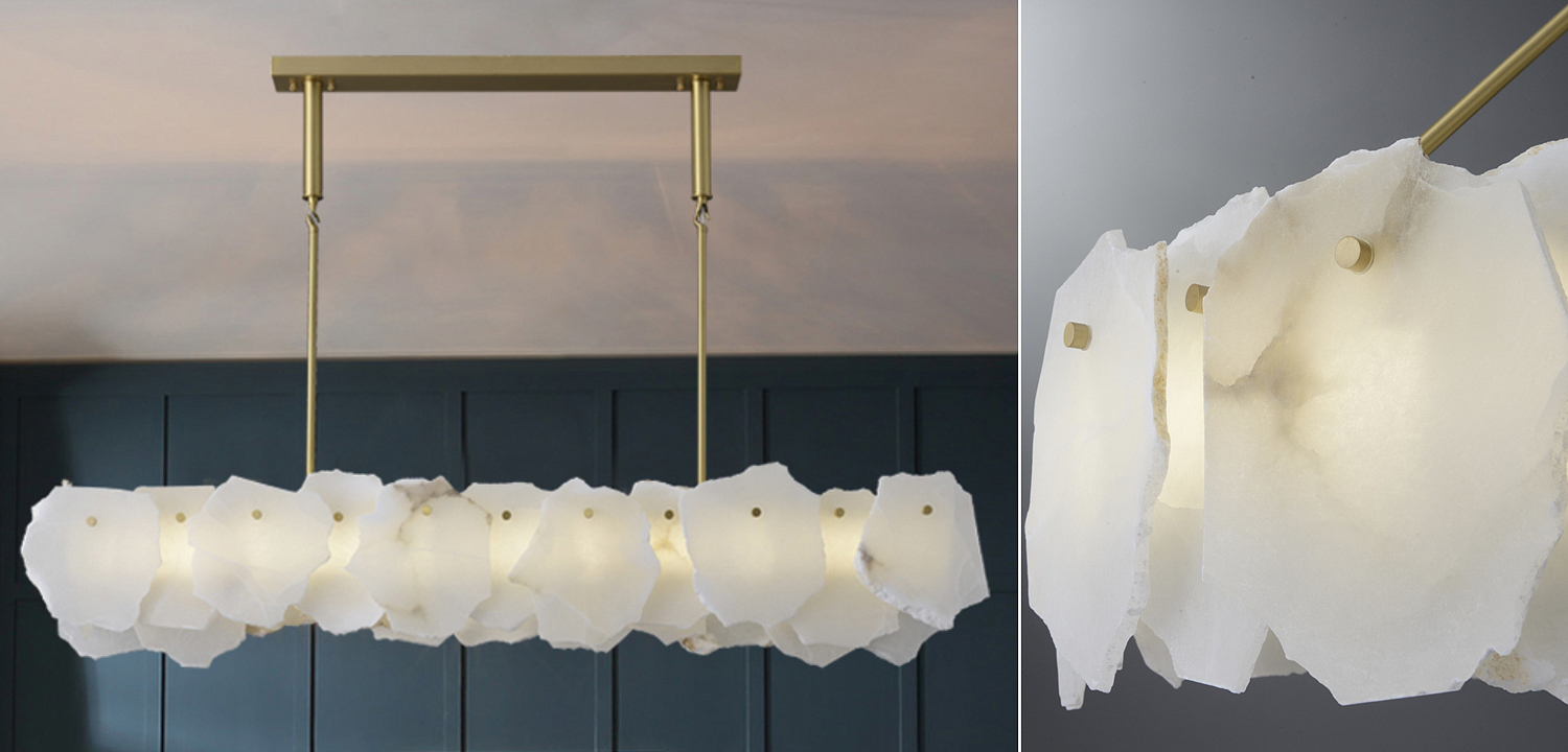 Люстра Lucretia Marble Rectangular Chandelier Люстра Lucretia Marble Rectangular Chandelier - Loft-Concept в Воронеже