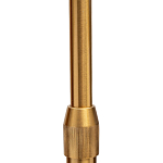 Торшер с мраморным столиком и золотым плафоном Ezio Floor Lamp варинант исполнения - 3 | Loft Concept в Воронеже