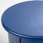Синяя тумба на фигурных ножках Shelby варинант исполнения - 4 | Loft Concept в Воронеже