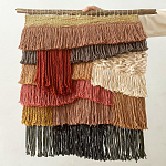 Текстильное Панно с бахромой варинант исполнения - 2 | Loft Concept в Воронеже