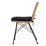 Стул с ротанговым плетением Wicker Stool без подлокотников варинант исполнения - 2 | Loft Concept в Воронеже