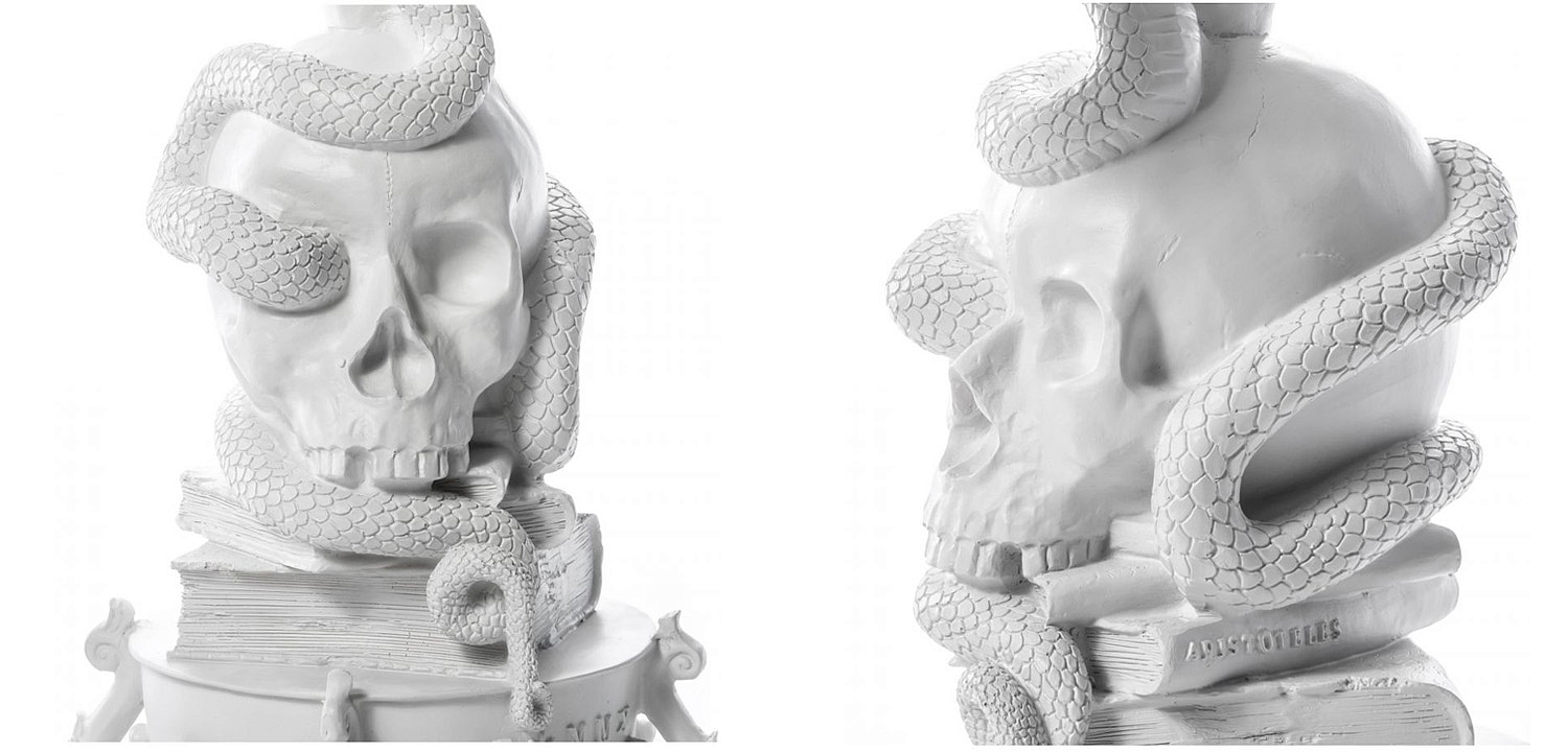Подсвечник Seletti Giant Burlesque Skull White Подсвечник Seletti Giant Burlesque Skull White - Loft-Concept в Воронеже