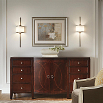 Бра вертикальное с белым полукруглым плафоном и длинным стержнем S Kichler варинант исполнения - 15 | Loft Concept в Воронеже