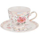 Чайный сервиз из фарфора на 6 персон 14 предметов Flower Porcelain Collection варинант исполнения - 2 | Loft Concept в Воронеже