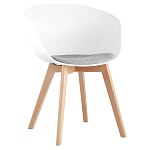 Стул из пластика с мягким сиденьем Eames варинант исполнения - 1 | Loft Concept в Воронеже