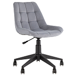 Мягкое компьютерное кресло Plushe Grey варинант исполнения - 1 | Loft Concept в Воронеже