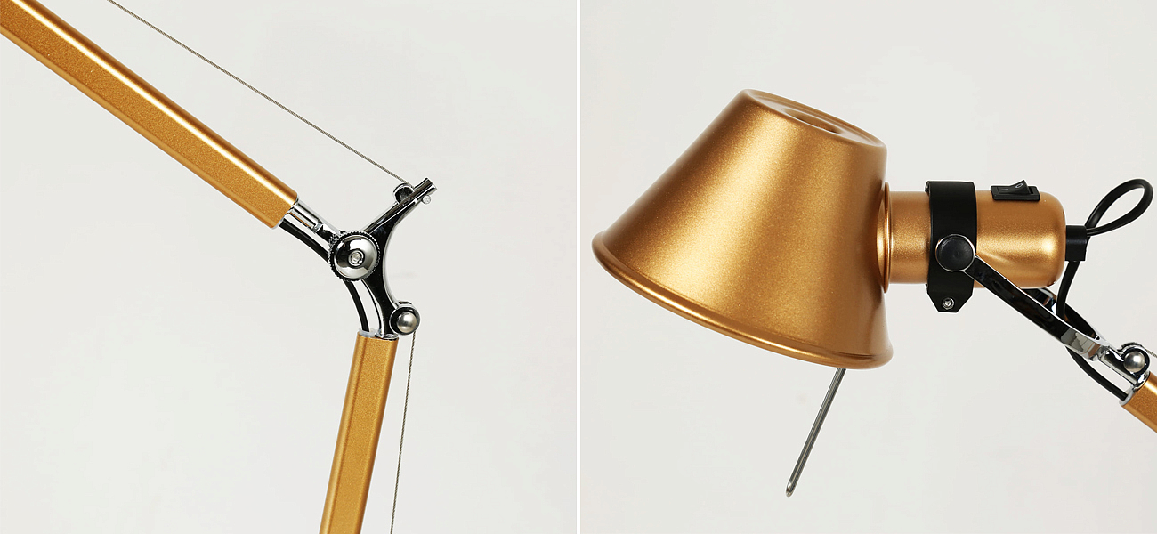 Настольная лампа золотого цвета Artemide Настольная лампа золотого цвета Artemide - Loft-Concept в Воронеже