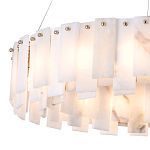 Люстра круглая декорированная натуральным камнем Stone Interior Accent варинант исполнения - 3 | Loft Concept в Воронеже