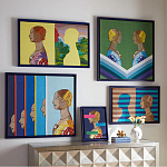 Картина бисер Ренесанс Портрет дамы RENAISSANCE BARS BEADED ART варинант исполнения - 1 | Loft Concept в Воронеже