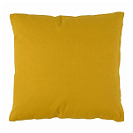 Подушка декоративная хлопковая горчичного цвета с абстрактным принтом Elysian Flow Sunset варинант исполнения - 2 | Loft Concept в Воронеже