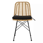 Стул с ротанговым плетением Wicker Stool без подлокотников варинант исполнения - 1 | Loft Concept в Воронеже