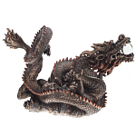 Декоративная статуэтка Дракон Фуцанлун Fuzanglong Dragon Brown Statuette варинант исполнения - 1 | Loft Concept в Воронеже