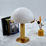 Настольная лампа c абажуром в форме купола из натурального камня  Heavenly Harmony варинант исполнения - 4 | Loft Concept в Воронеже