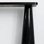 Консоль чёрная на 2-х конусообразных ножках Eros варинант исполнения - 3 | Loft Concept в Воронеже