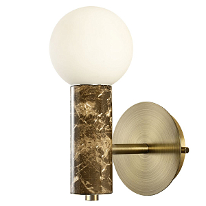 Бра с декором под коричневый мрамор Shaw Marble