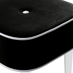 Квадратный мягкий пуф на белых ножках Winton Pouf Square варинант исполнения - 10 | Loft Concept в Воронеже