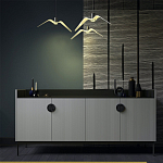 Дизайнерский комод светло-серый с фактурным фасадом UNO варинант исполнения - 1 | Loft Concept в Воронеже