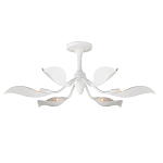 Потолочный светильник с плафонами в виде белых лепестков Delicate Flower варинант исполнения - 2 | Loft Concept в Воронеже