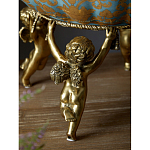 Чаша с орнаментом на бронзовых ножках в виде ангелов Eden Garden варинант исполнения - 7 | Loft Concept в Воронеже