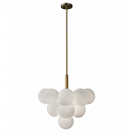 Люстра круглая со стеклянными сферами Maleficent варинант исполнения - 4 | Loft Concept в Воронеже