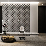 Гипсовая 3D Панель M-06 варинант исполнения - 1 | Loft Concept в Воронеже