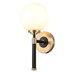 Бра с белым стеклянным плафоном в форме шара Cedar & Moss Light варинант исполнения - 1 | Loft Concept в Воронеже