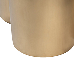 Стол журнальный круглый керамогранит белый Keramos варинант исполнения - 4 | Loft Concept в Воронеже