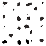 Плитка с узором Осколки варинант исполнения - 1 | Loft Concept в Воронеже