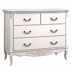 Комод белый из массива бука в стиле прованс White Provence варинант исполнения - 2 | Loft Concept в Воронеже