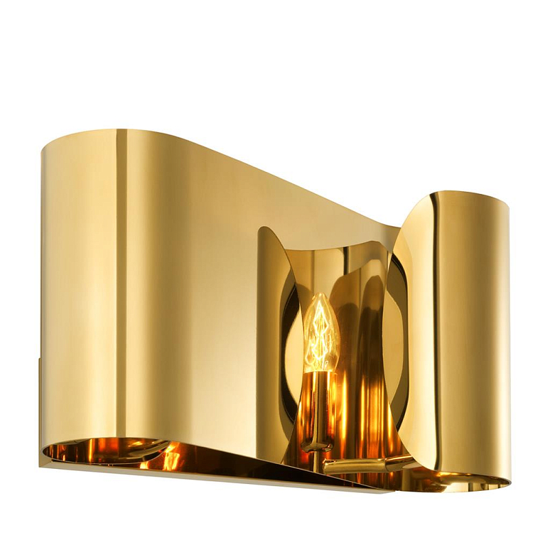 Бра Wall Lamp Crawley Gold Золотой Бра Wall Lamp Crawley Gold Золотой в Воронеже | Loft Concept