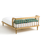 Кровать из массива дуба с пружинным блоком Mateta варинант исполнения - 4 | Loft Concept в Воронеже