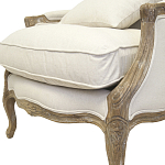 Кресло Ava Classical Armchair beige flax варинант исполнения - 4 | Loft Concept в Воронеже