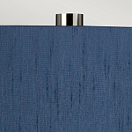 Настольная лампа с цилиндрическим абажуром и прозрачным стеклянным основанием Quintiesse варинант исполнения - 10 | Loft Concept в Воронеже