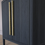 Современный Буфет Primo с 2 дверцами Черный дуб варинант исполнения - 5 | Loft Concept в Воронеже