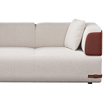 Трехместный диван Richmond с кожаной отделкой варинант исполнения - 5 | Loft Concept в Воронеже