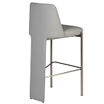 Стул барный серый с обивкой из экокожи Special Support варинант исполнения - 2 | Loft Concept в Воронеже