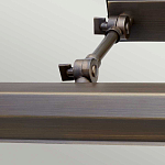 Светильник для картин с призматическим плафоном и двойными регулируемыми шарнирами Elstead Lighting варинант исполнения - 45 | Loft Concept в Воронеже