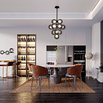 Люстра в форме виноградой грозди Inflorescence варинант исполнения - 4 | Loft Concept в Воронеже