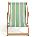 Шезлонг из акации и ткани Argentina варинант исполнения - 4 | Loft Concept в Воронеже