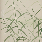 Обои ручная роспись Wild Grasses Special Colourway on Bleached Silver slub silk варинант исполнения - 1 | Loft Concept в Воронеже