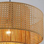 Подвесной светильник с абажуром из плтеного бамбука Light Inside the Cell варинант исполнения - 6 | Loft Concept в Воронеже