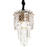 Подвесной хрустальный светильник Harmonica Crystal Gold Hanging Lamp варинант исполнения - 1 | Loft Concept в Воронеже